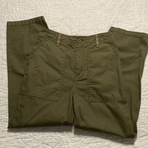 Brixton Green Fatigue Cropped Pants size 24